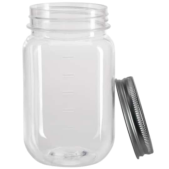 plastic mason jars